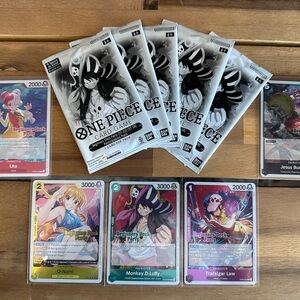 One Piece TCG Beginners Deck Party Lot - Monkey D. Luffy and O-Nami